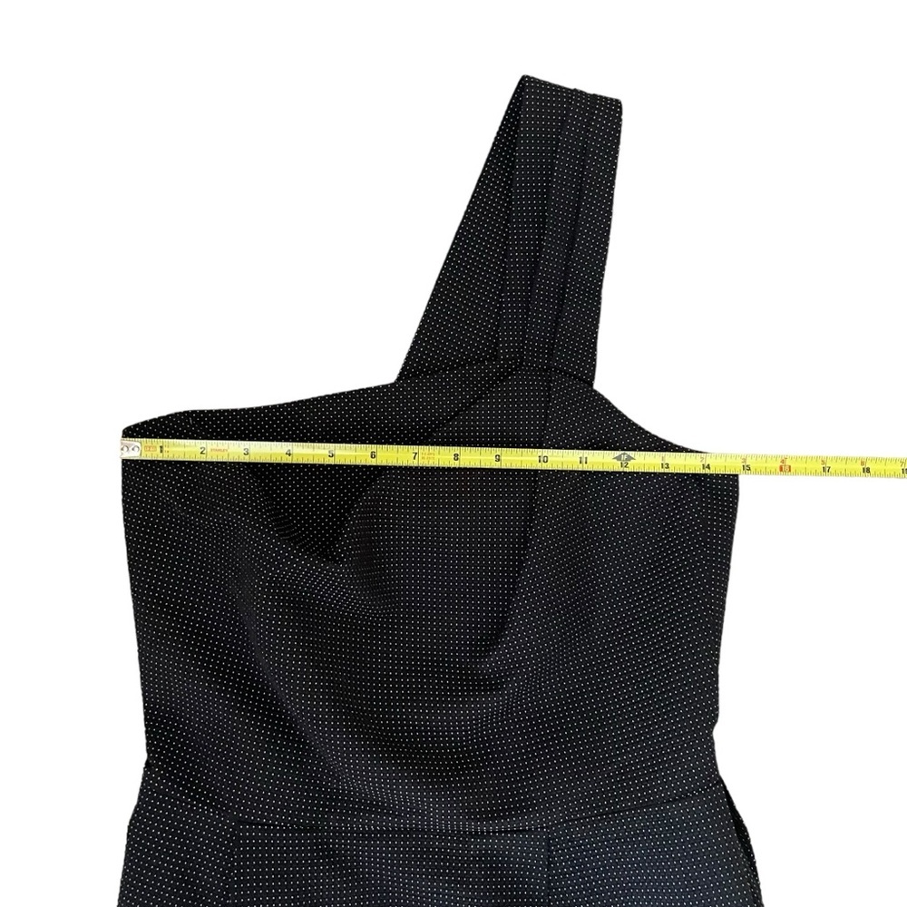 Amaya Arzuaga | Spanish Designer one shoulder black cocktail dress women XS EU38 - Picture 11 of 16